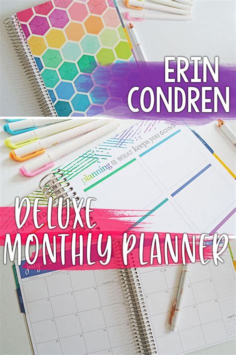 erin condren monthly planner.